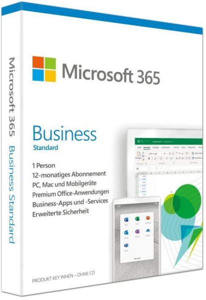 Microsoft Office 365 Business Standard (1 User / 5 Device / 1 Jahr) ESD