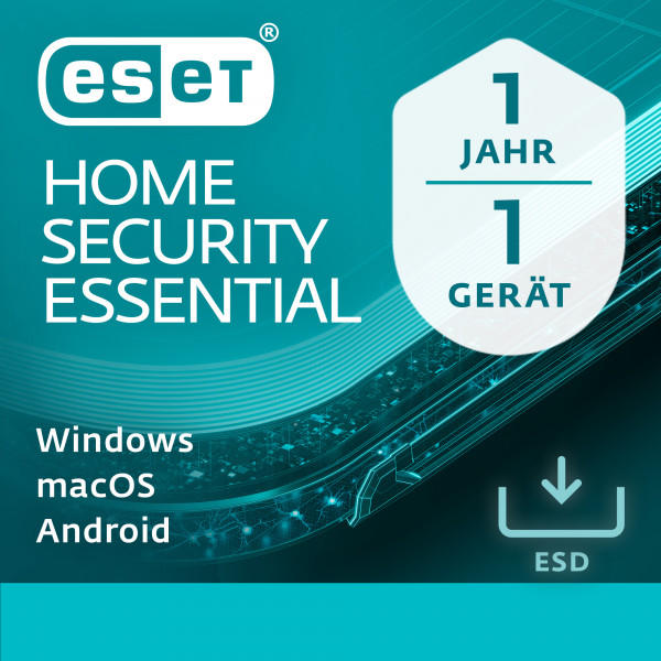 ESET Home Security Essential 1 Gerät 1 Jahr 2025