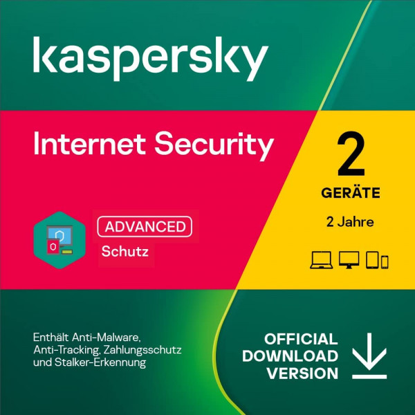 Kaspersky Internet Security 2022 (2 Device - 2 Jahre) MD
