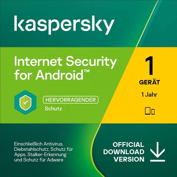 Kaspersky Internet Security 2024 (1 Device - 1 Jahr) for Android