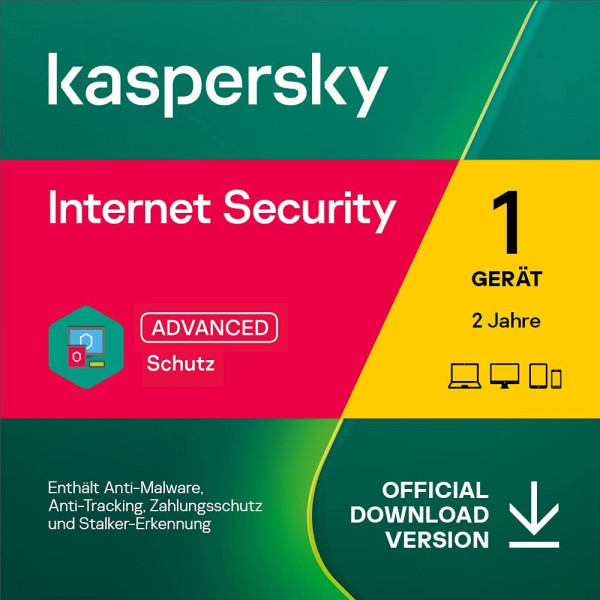 Kaspersky Internet Security 2024 (1 Device - 2 Jahre) MD