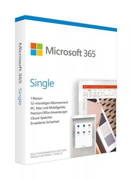 Microsoft Office 365 Single (1 User / 1 Jahr)