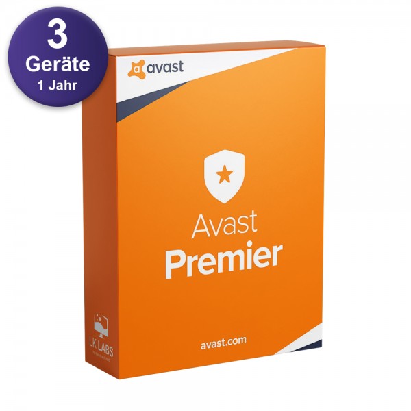 Avast Premier 3 PC / 1 Jahr