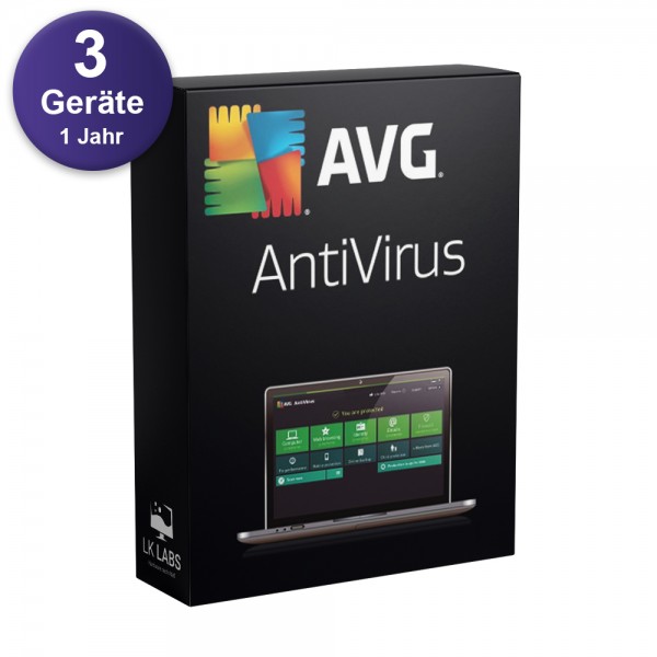 AVG Antivirus (3 PC - 1 Jahr)