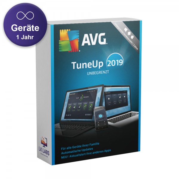 AVG TuneUp 2019 (unlimited PC - 1 Jahr)