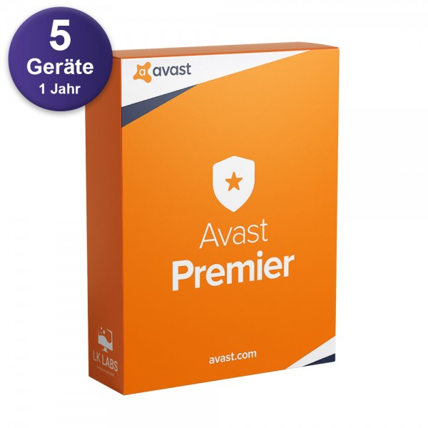 Avast Premier 5 PC / 1 Jahr