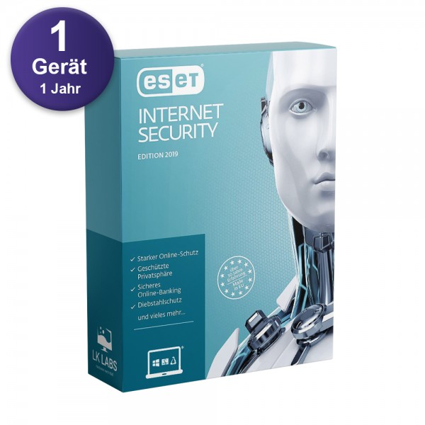 ESET Internet Security 2019 (1 User - 1 Jahr) WIN